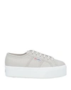 Superga Woman Sneakers White Size 9 Textile Fibers