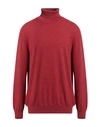 Gran Sasso Man Turtleneck Brick Red Size 48 Cashmere
