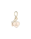 Furla Camelia Keyring Heart Woman Key Ring Light Pink Size - Metal, Leather