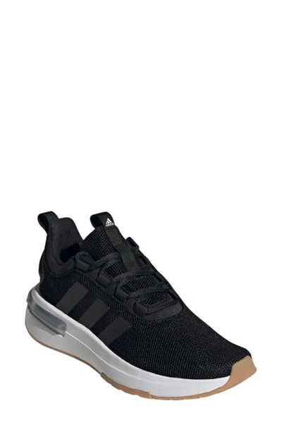 Adidas Originals Racer Tr'23 Running Sneaker In Black/ Black/ White