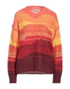 Acne Studios Woman Sweater Orange Size M Acrylic, Nylon, Mohair Wool, Wool, Alpaca Wool