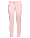 Liu •jo Woman Pants Pink Size 25w-28l Cotton, Polyester, Elastane In Pink