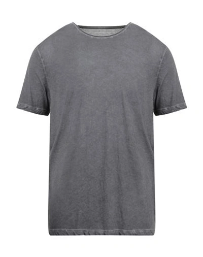 Majestic Filatures Man T-shirt Lead Size L Cotton In Grey