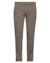 B SETTECENTO B SETTECENTO MAN PANTS KHAKI SIZE 35 COTTON, ELASTANE