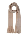 ALPHA STUDIO ALPHA STUDIO WOMAN SCARF BEIGE SIZE - POLYAMIDE, ALPACA WOOL, ACRYLIC