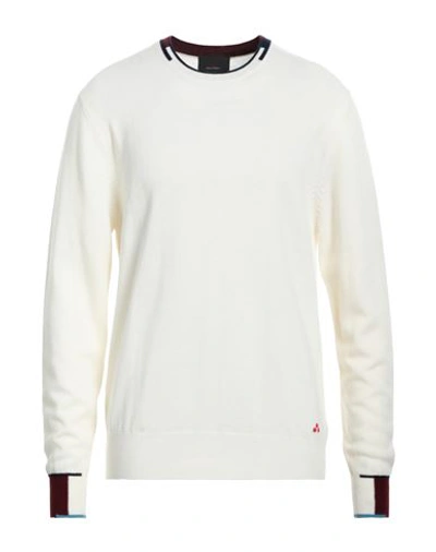 Peuterey Man Sweater Ivory Size Xl Wool, Polyamide, Acrylic In White