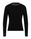 Peuterey Man Sweater Black Size S Wool, Polyamide, Acrylic
