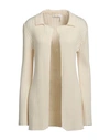 Chloé Woman Cardigan Ivory Size M Wool, Cashmere In White