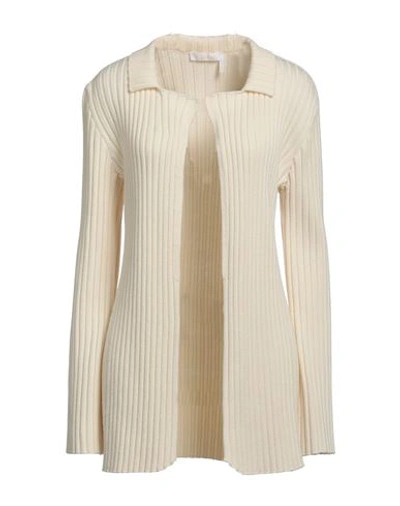 Chloé Woman Cardigan Ivory Size S Wool, Cashmere In White