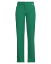 Berna Woman Pants Green Size 4 Polyester, Elastane