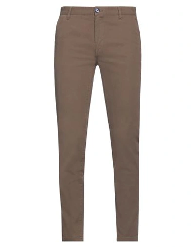 Fred Mello Man Pants Light Brown Size 31 Cotton, Elastane In Beige