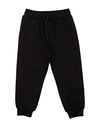 Dolce & Gabbana Toddler Girl Pants Black Size 3 Cotton, Elastane, Polyurethane In Black