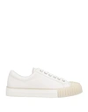 Adieu Man Sneakers White Size 8 Textile Fibers, Soft Leather In White