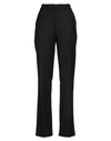 Federica Tosi Woman Pants Black Size 6 Polyester, Virgin Wool, Elastane