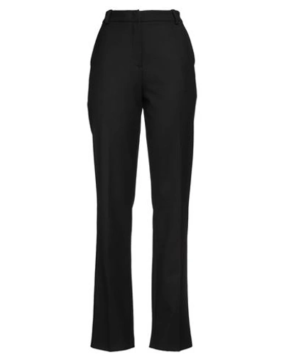 Federica Tosi Woman Pants Black Size 6 Polyester, Virgin Wool, Elastane