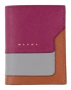 Marni Woman Wallet Mauve Size - Bovine Leather In Purple