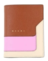 Marni Woman Wallet Brown Size - Bovine Leather