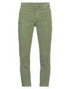 Department 5 Man Pants Sage Green Size 31 Cotton, Elastane