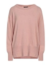 ARAGONA ARAGONA WOMAN SWEATER PINK SIZE 4 CASHMERE