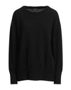 Aragona Woman Sweater Black Size 6 Cashmere