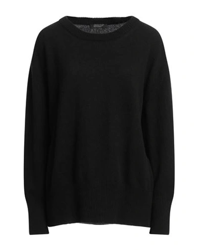 Aragona Woman Sweater Black Size 6 Cashmere In Black