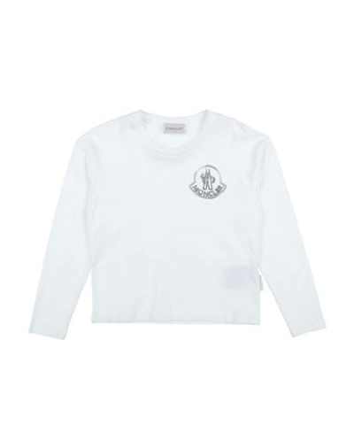 Moncler Babies'  Toddler Girl T-shirt White Size 6 Cotton