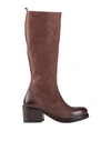 Moma Woman Knee Boots Brown Size 11 Calfskin