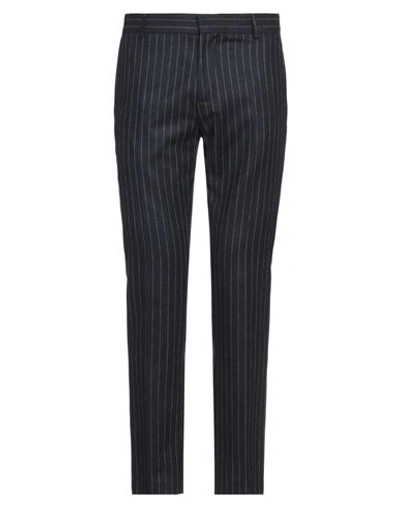 Grey Daniele Alessandrini Man Pants Midnight Blue Size 30 Wool, Acrylic, Polyamide, Cashmere
