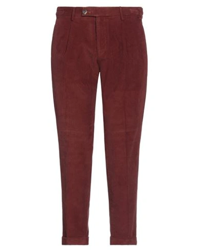 Michael Coal Man Pants Brick Red Size 31 Cotton, Elastane In Red