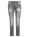 Be Able Man Jeans Grey Size 32 Cotton, Elastane In Grey