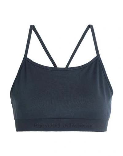 Organic Basics Active Sports Bra Woman Top Navy Blue Size Xl/xxl Recycled Nylon, Nylon, Elastane