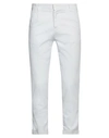 Exibit Man Pants Off White Size 30 Cotton, Elastane