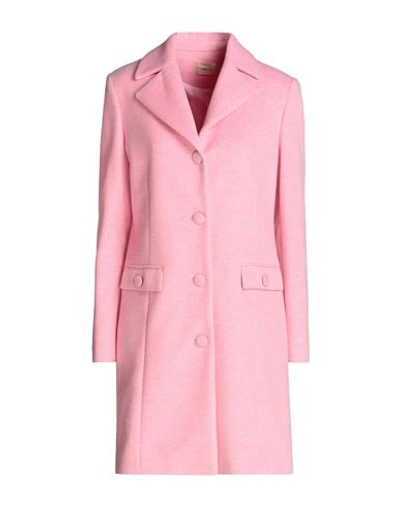 Toy G. Woman Coat Pink Size 8 Polyester, Viscose In Pink