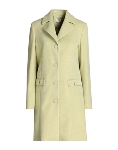 Toy G. Woman Coat Light Green Size 8 Polyester, Viscose