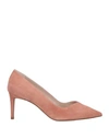 Stuart Weitzman Woman Pumps Blush Size 9.5 Soft Leather In Pink