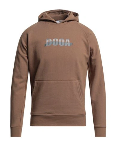 Dooa Man Sweatshirt Sand Size Xxl Cotton, Polyester In Beige