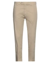 Michael Coal Man Pants Beige Size 40 Cotton, Elastane