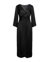 Berna Woman Midi Dress Black Size L Viscose