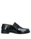 Maison Margiela Woman Loafers Black Size 9 Soft Leather