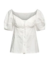 Chloé Woman Shirt White Size 4 Linen