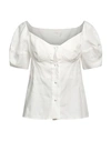 Chloé Woman Shirt White Size 6 Linen