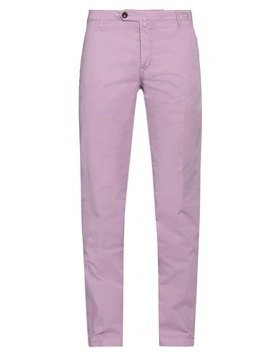 Jacob Cohёn Man Pants Lilac Size 34 Cotton, Elastane In Purple