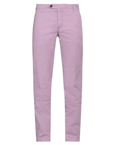 Jacob Cohёn Man Pants Lilac Size 35 Cotton, Elastane In Pink