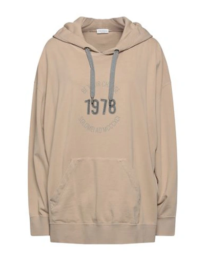 Brunello Cucinelli Sweatshirts In Beige