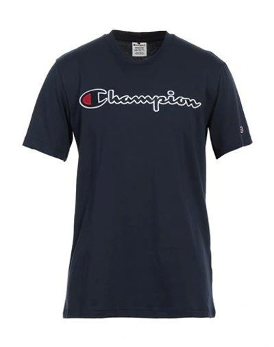 Champion Man T-shirt Midnight Blue Size Xl Cotton