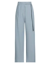 Attic And Barn Woman Pants Pastel Blue Size 8 Polyester, Viscose, Elastane