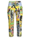 ELISA CAVALETTI BY DANIELA DALLAVALLE ELISA CAVALETTI BY DANIELA DALLAVALLE WOMAN PANTS YELLOW SIZE 6 COTTON, ELASTANE, POLYESTER, METAL, 