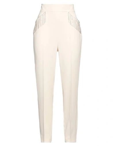 Simona Corsellini Woman Pants Beige Size 8 Polyester In Beige