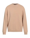 Daniele Fiesoli Man Sweater Beige Size S Merino Wool, Cashmere