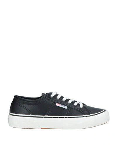 Superga Man Sneakers Black Size 13 Textile Fibers